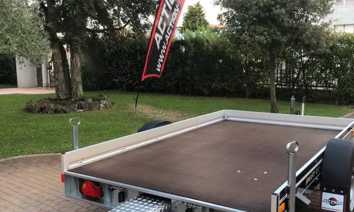 Rimorchio professionale trasporto auto/cose/moto