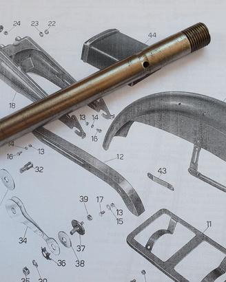 Perno Forcellone Moto Guzzi Cardellino