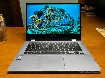 Notebook 14” convertibile touch.