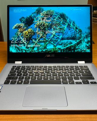 Notebook 14” convertibile touch.