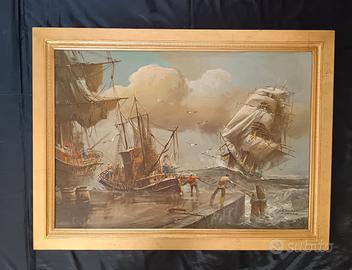 Herman Conrad dipinto olio su tela 