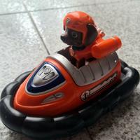 Paw Patrol Zuma con veicolo aeroscafo