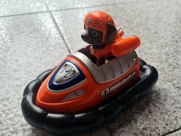 Paw Patrol Zuma con veicolo aeroscafo