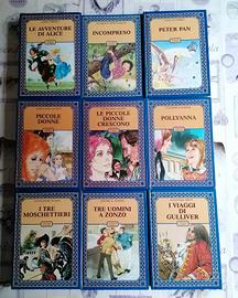 set di libri classici per ragazzi anni 80