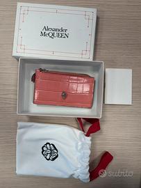 Portacarte e monete Alexander McQueen NUOVO