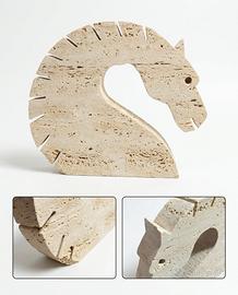 Scultura cavallo di Enzo Mari per Manelli anni 70