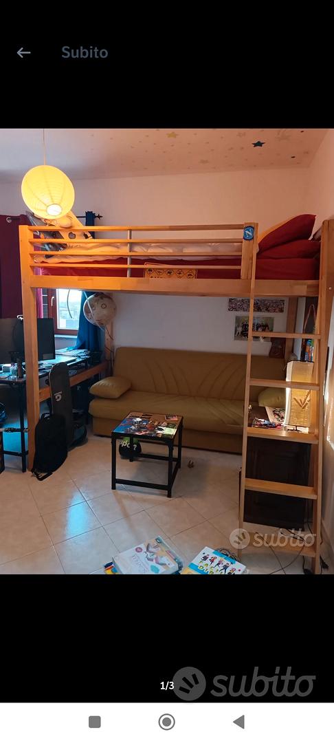 letto a soppalco Ikea una piazza e mezzo Arredamento e