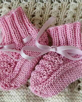 Babbicini neonato fatti  a mano
