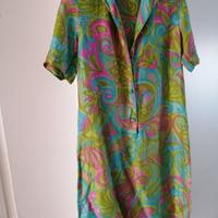 Abito anni '60/'70 in seta tag 44