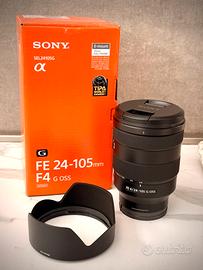 Obittivo SONY FE 24-105mm F4 G OSS come Nuovo