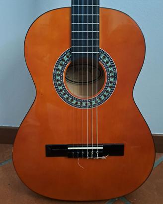 Chitarra 3/4 con custodia e plettri