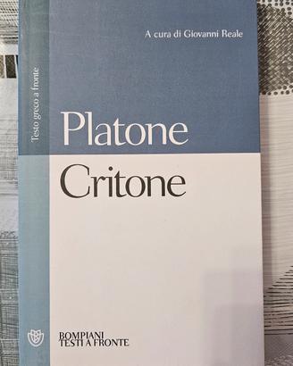Platone Critone Giovanni Reale Libro universitario