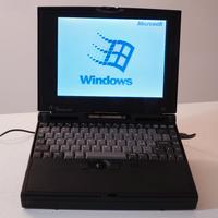 Laptop vintage Epson anni '90 funzionante!