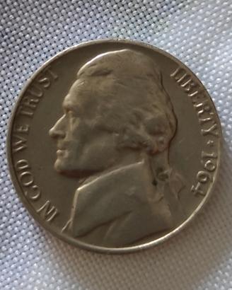 moneta americana 5 centesimi 