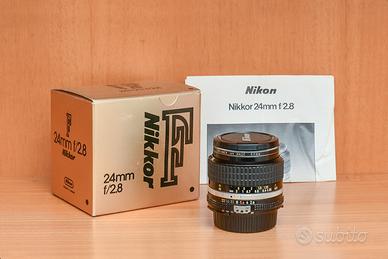 Nikon obiettivo Nikkor 24mm f2,8 AIS con box