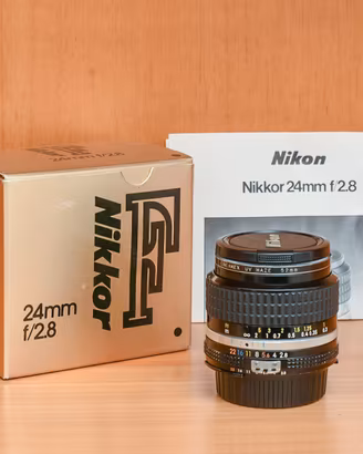 Nikon obiettivo Nikkor 24mm f2,8 AIS con box