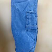 Completo denim e cotone jeans cargo, camicione etc