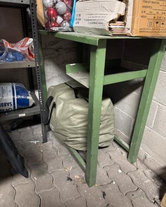 Tavolo da fabbro in ferro