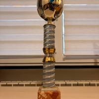 Trofeo Vintage Design Moderno - Metallo e Marmo