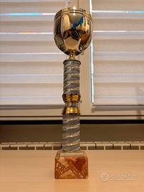 Trofeo Vintage Design Moderno - Metallo e Marmo