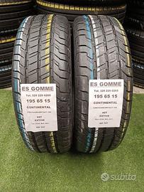 2 gomme 195 65 15 continental RIF597