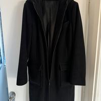 Cappotto nero Naf Naf da donna. Taglia M