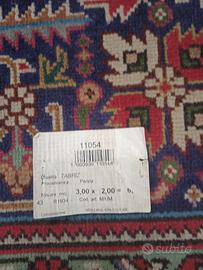 tappeto persiano tabriz 