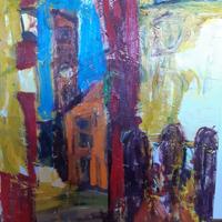 Dipinto "Torre delle Ore di Lucca"