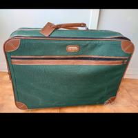  2 valigie da viaggio verde bottiglia 