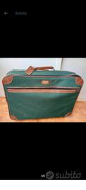  2 valigie da viaggio verde bottiglia 