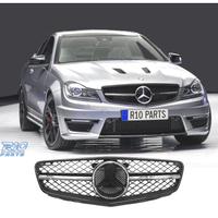 GRIGLIA PER MERCEDES W204 07-14 LOOK C63 NERO LUCI