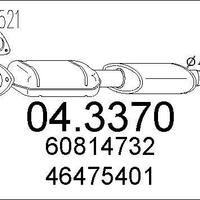 Catalizzatore Fiat Bravo 1.9 Td 46475401/46433219