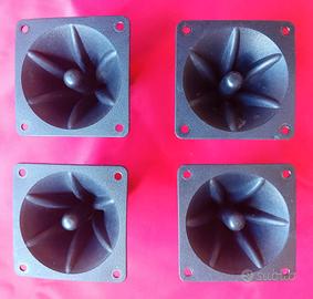 4 Tweeter a tromba per casse acustiche 