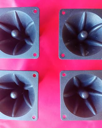4 Tweeter a tromba per casse acustiche 
