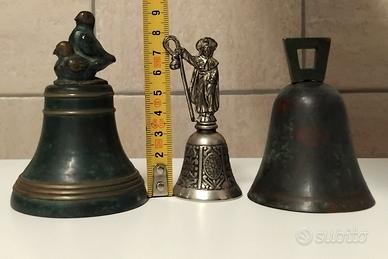 3 VECCHIE CAMPANE CAMPANELLE VINTAGE 