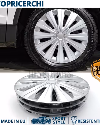 Copricerchi per NISSAN da 16 Coppette Silver