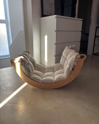 arco da arrampicata Montessori con cuscino