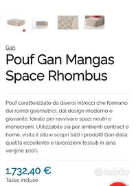 pouf Gan Mangas 