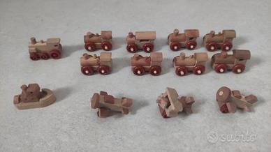 Sorpresine Kinder "Veicoli in Legno"