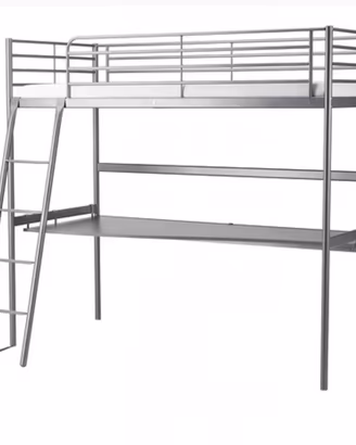 Letto a castello IKEA TROMSÖ con scrivania