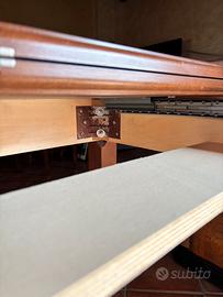 Tavolo in legno quadrato 88 cm di lato