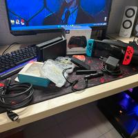 Nintendo Switch V1 + SD 500 GB + Accessori