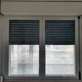 Infissi in alluminio bianco vetro camera