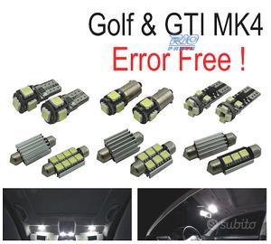 KIT 15 LAMPADE LED INTERNE PER VOLKSWAGEN VW GOLF 