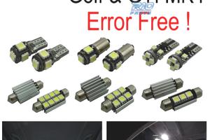 KIT 15 LAMPADE LED INTERNE PER VOLKSWAGEN VW GOLF 