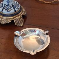 Posacenere vintage, placcato argento, Broggi 