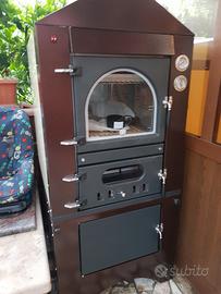 Forno Clementi refrattario inox pizza teglia carne