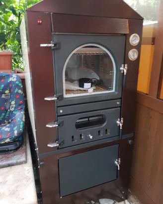 Forno Clementi refrattario inox pizza teglia carne