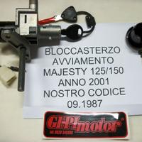 Bloccasterzo avviamento Yamaha Majesty 125/150 