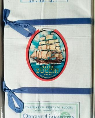 Pannolini Zucchi misto lino originali Vintage